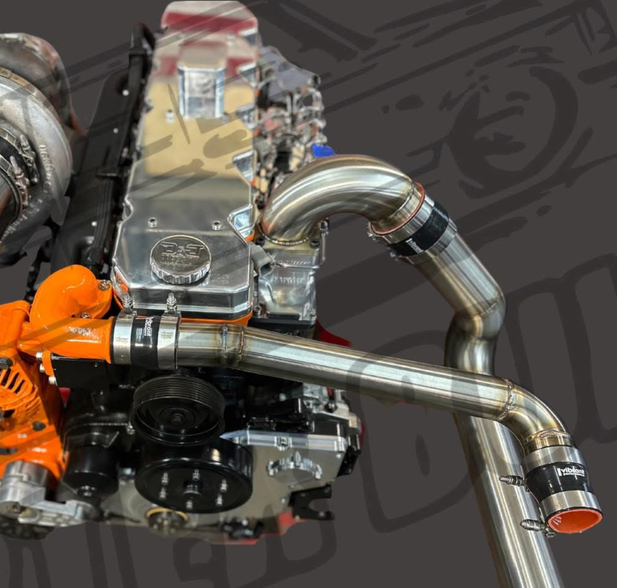 Carter Built 3rd gen Cummins coolant pipe!