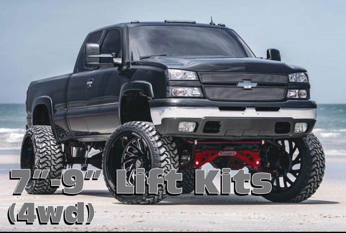 7″-9″ Lift Kit, 2002-2010 GM Truck 2500, 4wd, GAS (#52053)
