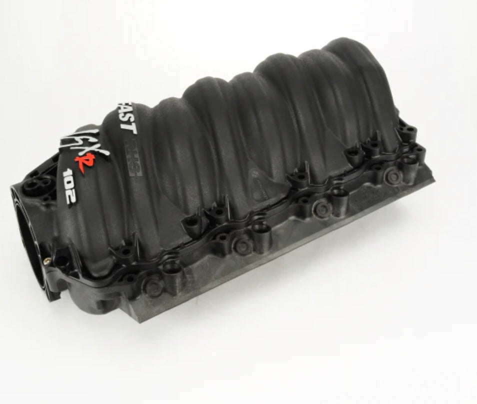 Fast Lsxr FAST LSXR Manifold 102MM Rect Port - Black – Mild 2 Wild Motorsports