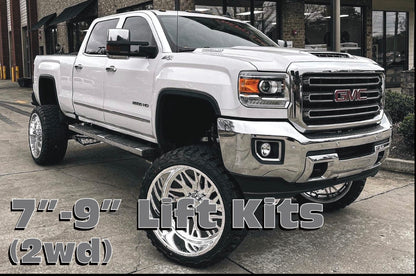 7″-9″ Lift Kit, 2011-2019 GM Truck 2500, 2wd, GAS/DIESEL (#52355)