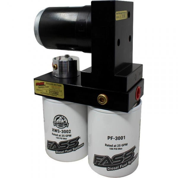 FASS TSC13250F220G TITANIUM SIGNATURE SERIES 220GPH FUEL SYSTEM
VEHICLE FITMENT:
2017-2019 GM SILVERADO/SIERRA 2500HD/3500HD 6.6L DIESEL L5P (MODERATE TO EXTREME - REQUIRES TUNING)